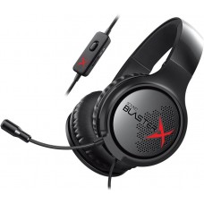 Слушалки с микрофон CREATIVE SoundblasterX H3, Черен
