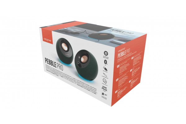 Тонколони Creative PEBBLE PRO, Bluetooth 5.3,USB-C,BassFlex -  -  - nextbg.com