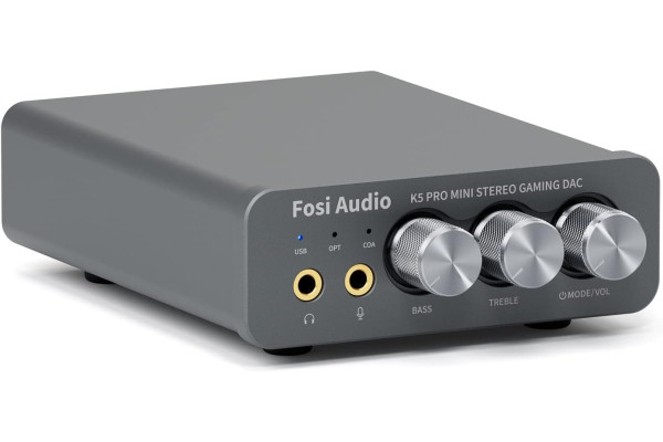 Fosi Audio K5 Pro висококачествен ДАK DAC, усилвател за слушалки и външна звукова карта - Аудио усилватели и DAC - Fosi Audio K5 - nextbg.com