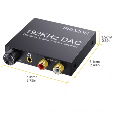 Цифрово аналогов преобразувател Prozor 192kHz DAC + Гаранция