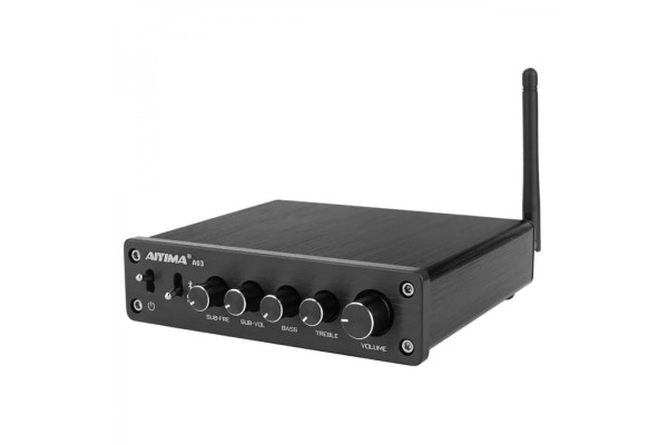 Усилвател  AIYIMA A03 Class D 2.1 Amplifier TPA3116D2 Bluetooth 5.0 2x50W -  -  - nextbg.com