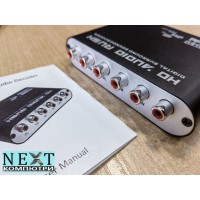 5.1 Surround Цифрово Аналогов ДAK DAC "HD Audio Rush" 120db + захранване