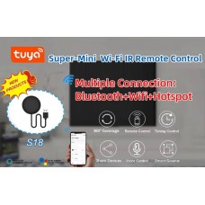 Универсално смарт дистанционно Tuya WiFi Smart IR Remote Control Smart Life APP Replace TV DVD AUD AC Remote, работи с  with Alexa Google Home