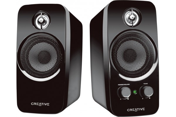 Тонколони Creative Inspire T10, 2.0, 2 x 5W, Черен -  -  - nextbg.com