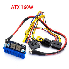 Безшумно мини компютърно захранване 12V-вход, 160W-изход - кабели и преходници - 14309 - nextbg.com