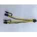 6 пин към 2х 8 (6+2) pin PCI Express захранващ кабел - кабели и преходници - 14415 - nextbg.com