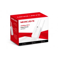 Усилвател на Wi-Fi мрежи Mercusys MW300RE с 3 външни антени