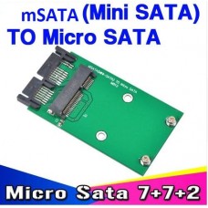 Адаптер 1.8" Micro SATA HDD към mini SATA SSD