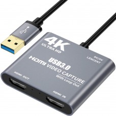 HDMI - USB 3.0 Video Capture Card - Game Live Streaming / Record