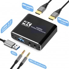 HDMI - USB 3.0 Video Capture Card - Game Live Streaming / Record