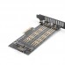 ДВОЕН преходник M.2 (M2) SSD NVME към PCI-E 3.0 x4 - кабели и преходници - 14217 - nextbg.com