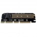 Преходник M.2 (M2) NVMe SSD към PCIE 3.0 X16 - кабели и преходници - 14214 - nextbg.com