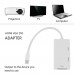 3в1 адаптер Mini Display Port (Mini DP) / Thunderbolt към HDMI - DVI - VGA - кабели и преходници - 14112 - nextbg.com