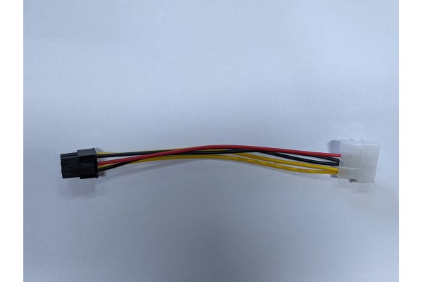 1 x 4-pin (Molex) към 6-pin PCI express - кабели и преходници - 14401 - nextbg.com