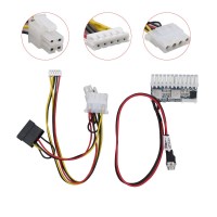 Безшумно мини компютърно захранване 12V-вход, 160W-изход