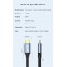 Кабел Type-C към Type-C, USB-C, USB 3.1 Gen2 5A 100W 10Gbps 4K - кабели и преходници - 14119 - nextbg.com