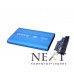 USB 2.0 алуминиева кутия за външен хард диск 2.5” SATA - кабели и преходници - 14512 - nextbg.com