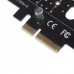 Преходник M2 SSD NVME към PCI-E 3.0 x4 - кабели и преходници - 14215 - nextbg.com
