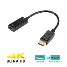 Преходник DisplayPort към HDMI поддържа 4К