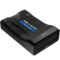 HDMI към SCART конвертор 1080P цифров към аналогов видео и аудио адаптер