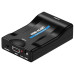 HDMI към SCART конвертор 1080P цифров към аналогов видео и аудио адаптер - кабели и преходници - 14010 - nextbg.com
