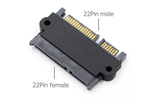Конектор SATA 22-Pin (7+15) мъжко към SATA 22-pin женско за удължаване 2.5"/3,5" HDD/SSD - кабели и преходници - 14490 - nextbg.com
