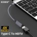 Type-C към HDMI 4K 60Hz адаптер за лаптоп, таблет, телевизор, MacBook - кабели и преходници - 14009 - nextbg.com