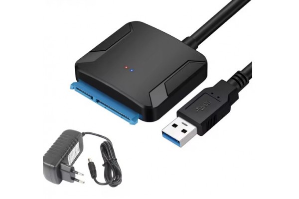 USB 3.0 към SATA кабел за 2.5” и 3.5” HDD и SSD + захранване - кабели и преходници - 14303 USB 3.0 към SATA кабел за 2.5” и 3.5” HDD и SSD + захранване - кабели и преходници - 14303 - nextbg.com