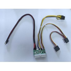 Безшумно мини компютърно захранване 12V-вход, 300W-изход