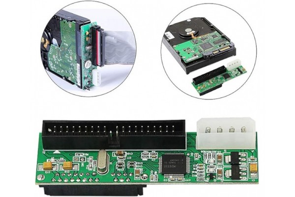 Адаптер за SATA 3.5"/2.5" твърд диск към PATA/IDE кабел - кабели и преходници - 14211 - nextbg.com