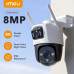 IMOU Cruiser Dual 8MP (5+3MP) Двойна въртяща се WiFi IP камера - Камери за видеонабюдение - 900145 - nextbg.com