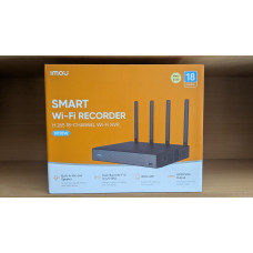 IMOU NVR Wi-Fi 18-канален (мрежово записващо устройство за камери) Wi-Fi версия 4K, H.265, HDD до 16 TB