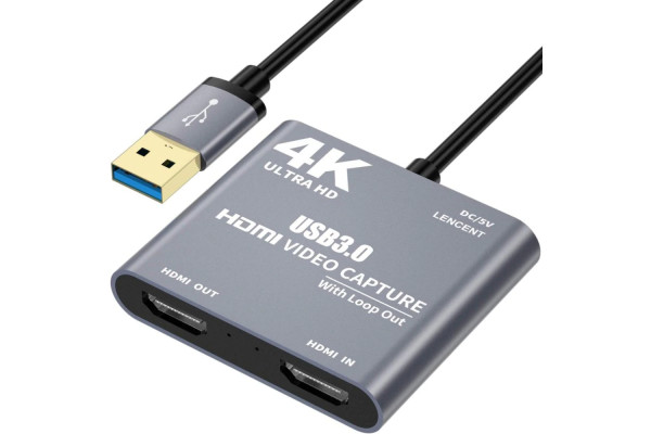 HDMI - Type-C  Video Capture Card - Game Live Streaming / Record - Видео кепчър карта - 14707 - nextbg.com