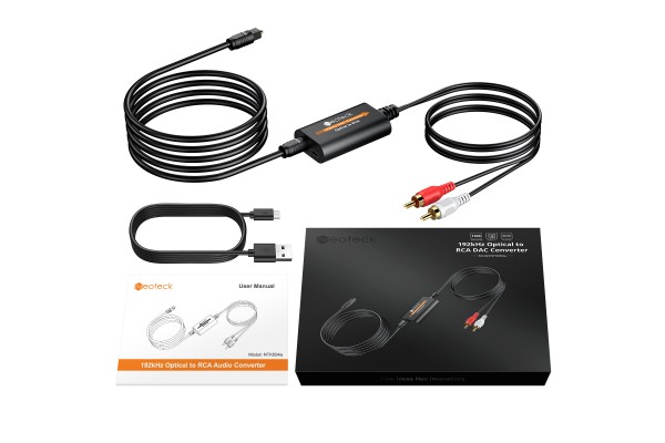Цифрово - аналогов аудио DAC Neoteck 192kHz с оптичен вход - DAC - Цифрово Аналогов Конвертор - 14613 - nextbg.com