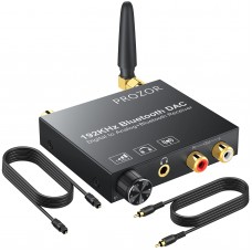 Цифров към аналогов аудио конвертор 192Khz Bluetooth DAC "PROZOR"
