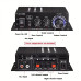 AK-280 компактен Hi-Fi стерео усилвател 2 × 40 W с RCA и AUX вход- Аудио усилватели и DAC - 14618 - nextbg.com