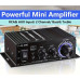 AK-280 компактен Hi-Fi стерео усилвател 2 × 40 W с RCA и AUX вход- Аудио усилватели и DAC - 14618 - nextbg.com