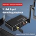 Блутут ДАК  Рисивър с оптичен изход / 3.5mm Aux / USB Disk / DAC с дистанционно - Аудио усилватели и DAC - DAC USB BT - nextbg.com