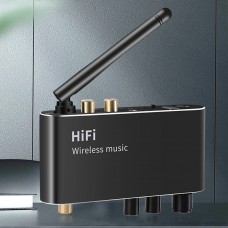 Блутут ДАК  Рисивър с оптичен изход / 3.5mm Aux / USB Disk / DAC с дистанционно - Аудио усилватели и DAC - DAC USB BT - nextbg.com