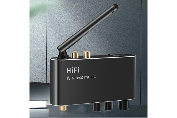 Блутут ДАК  Рисивър с оптичен изход / 3.5mm Aux / USB Disk / DAC с дистанционно - Аудио усилватели и DAC - DAC USB BT - nextbg.com