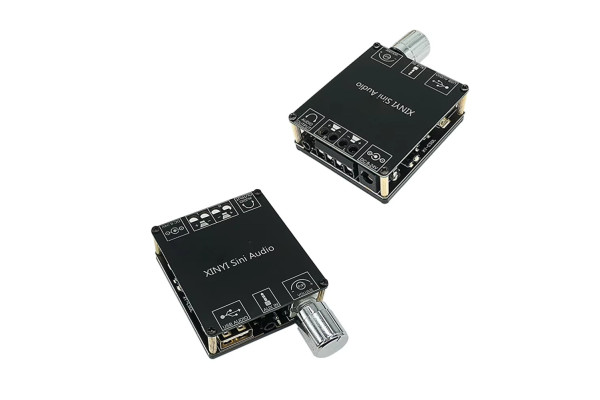 Микро стерео усилвател 2 × 50W Bluetooth 5.0 XY-C50L с USB, AUX и управление през приложение - Аудио усилватели и DAC - 17906 - nextbg.com