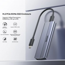 USB Външна кутия за SSD M.2 NVMe 10Gbps USB 3.1 Type-C/A 