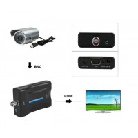 Видео адаптър BNC To HDMI Converter 1080P/720P Support SDI