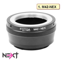 Преходник FOTGA за SONY e-mount / NEX / СОНИ - M42, M39, EF-S, LM