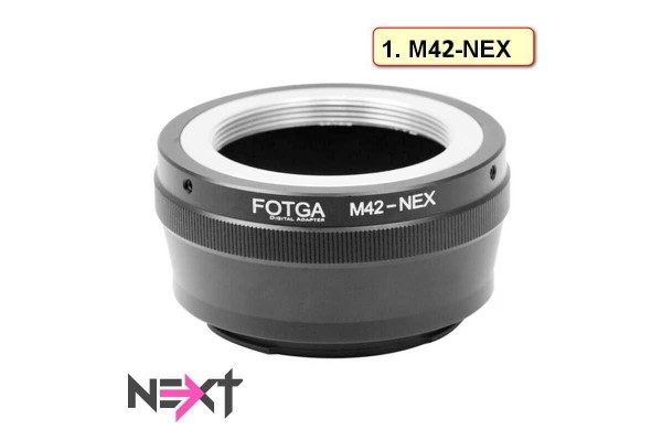Преходник FOTGA за SONY e-mount / NEX / СОНИ - M42, M39, EF-S, LM - Видео кепчър карта - 14701 - nextbg.com