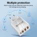 48W QC3.0 Бързо зарядно 4USB EU стандарт 4 порта, Подходящо за  Android iPhone и други устройства - Smart продукти - 16001 - nextbg.com