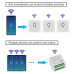 16A Wifi Смарт Суич Smart Switch 2 Way Wireless Control DIY Light Switches  Mini Smart Breaker Smart Life Control Support Alexa Google Home - Smart продукти - 16003 - nextbg.com