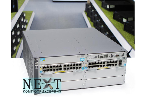 HP 5406-44G-PoE+/2XG-SFP+ v2 zl Switch with Premium Software Brand New Open Box - мрежови устройства - 280081739 - nextbg.com