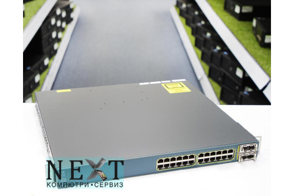Cisco Catalyst 3560 24-port 10/100/1000 + 4xSFP Managed Switch Grade A - мрежови устройства - 280128626 - nextbg.com