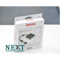 Hama 4-Port USB 3.1 Hub with USB-C Adapter Brand New